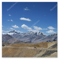Colonna di auto su strada panoramica